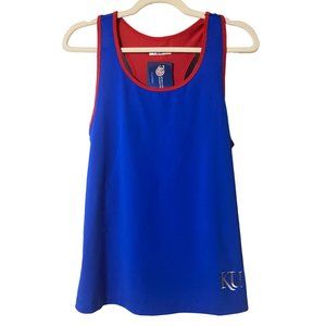 New NUYU Girl KU Kansas University Yoga Tank Top‎ Sz XL